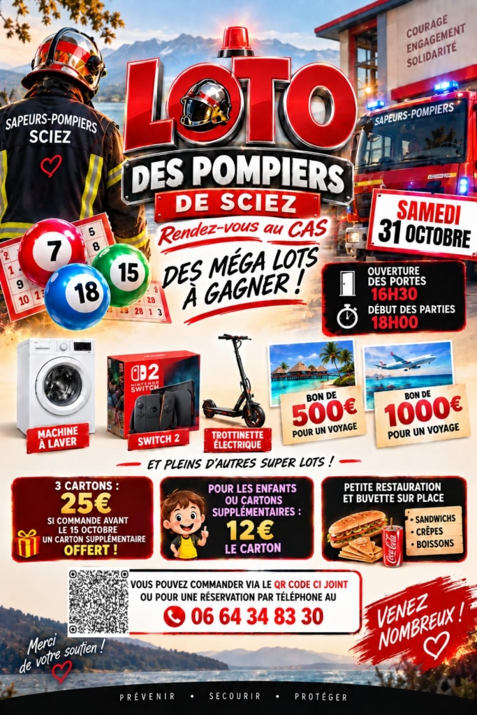 Loto des Pompiers de Sciez 1