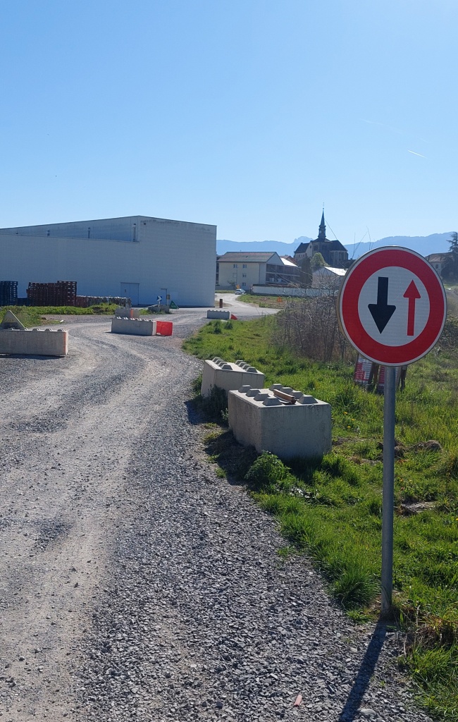 INFOS TRAVAUX : aménagement et sécurisation du chemin de la Rouette 1