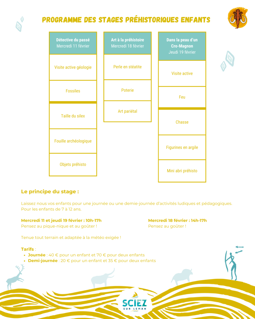 Programmation du Musée de Préhistoire & Géologie 4