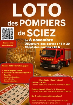 Loto des Pompiers de Sciez 7