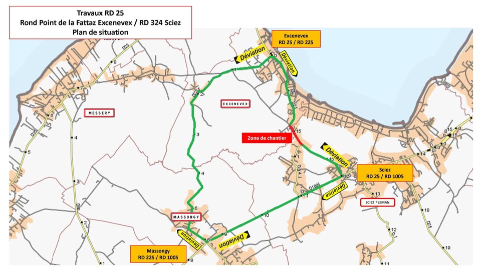 INFOS TRAVAUX Route d'Excenevex 1