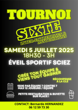 Tournoi SIXTE inter-entreprises & associations 6