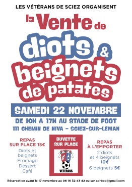 Vente de diots et beignets de patates 9