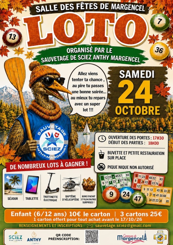 Loto du Sauvetage de Sciez Anthy Margencel 1