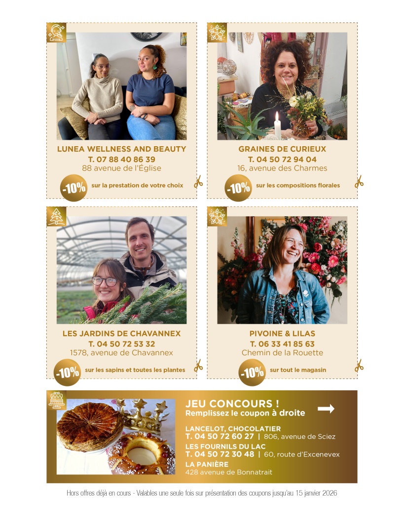 Découvrez notre dépliant "spécial fêtes" 2