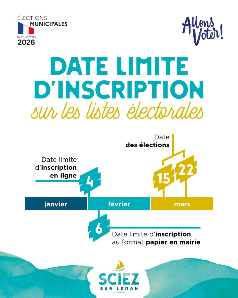 ELECTIONS MUNICIPALES 2026 ! Inscrivez-vous sur les listes électorales 1