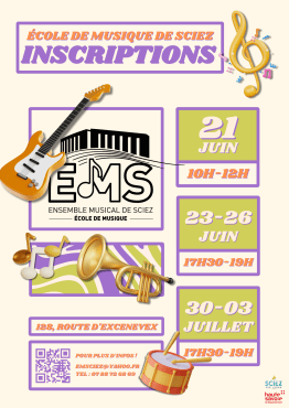 Inscriptions à l'école de musique 6