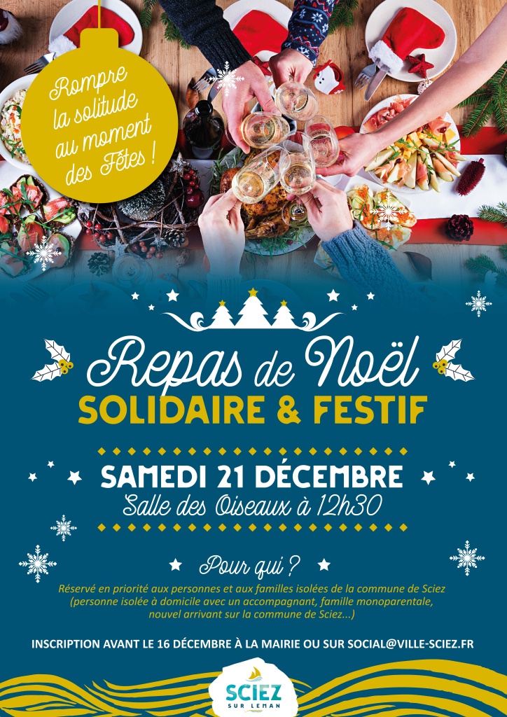 Repas de Noël Solidaire et Festif ! 1