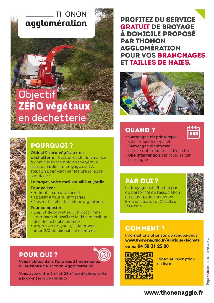 Campagne de broyage de végétaux 2