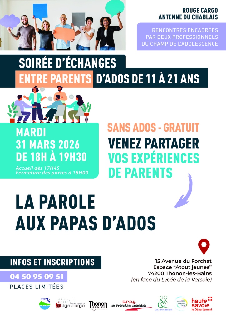 [JEUNESSE] Soirée d’échanges entre parents d’adolescents 1