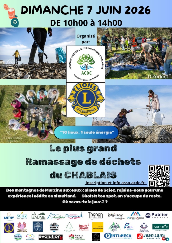 Le plus grand Ramassage de déchets du CHABLAIS 1