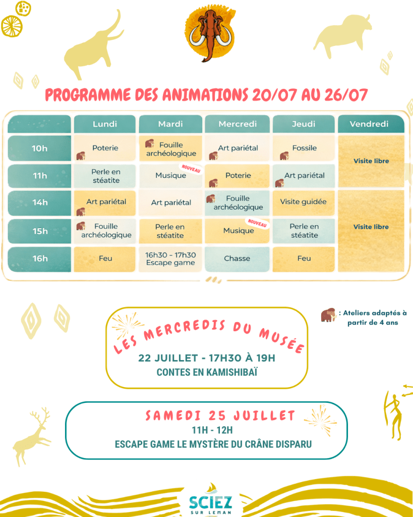 Programme des ateliers 1