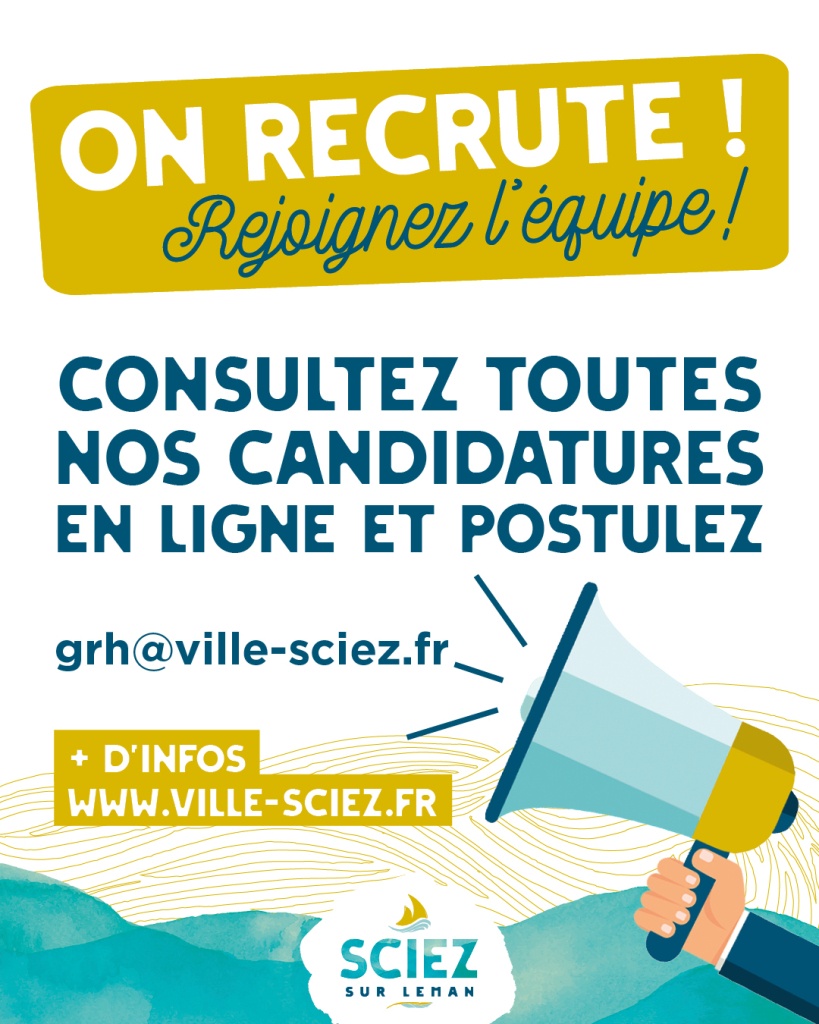 La ville de Sciez recrute ! 1