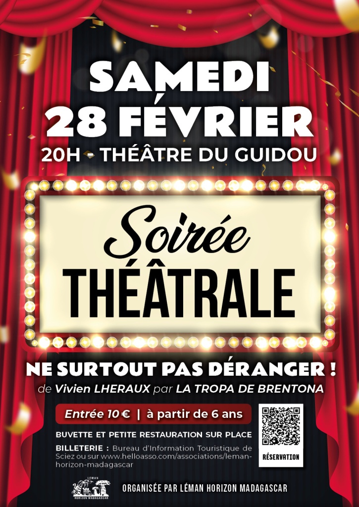 Soirée Théâtrale "NE SURTOUT PAS DÉRANGER !" 1