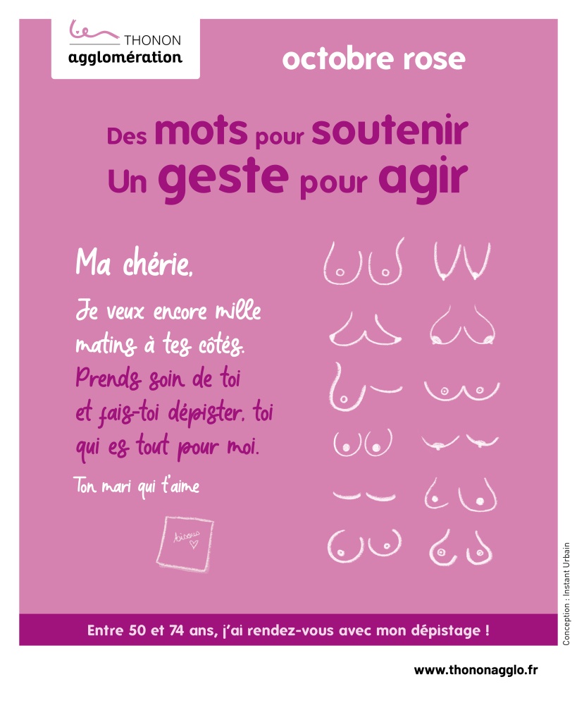 Thonon Agglomération se mobilise pour Octobre Rose 2