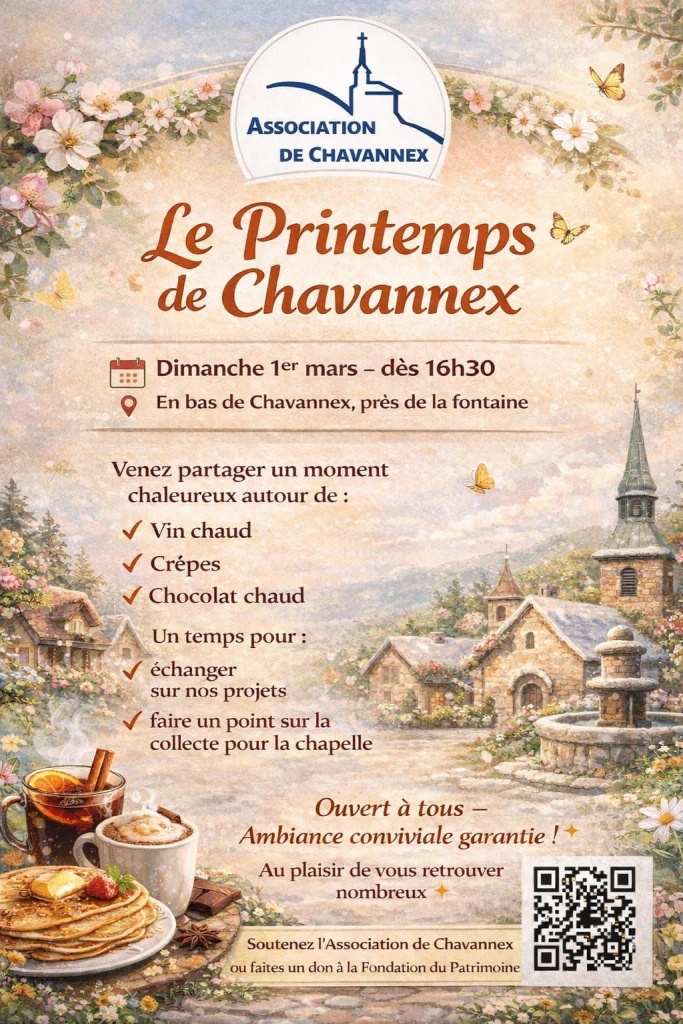 Le printemps de Chavannex 1