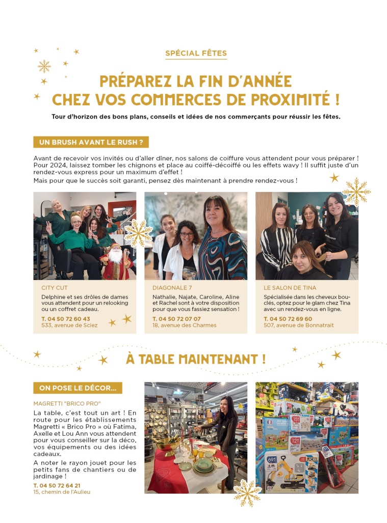 Préparez vos fêtes chez nos commerçants ! 2