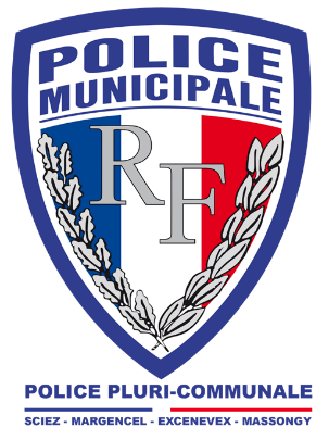 Logo de la police pluri-communale de Sciez, Margencel, Excenevex, Massongy.