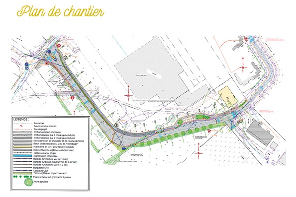 INFOS TRAVAUX : aménagement et sécurisation du chemin de la Rouette 2